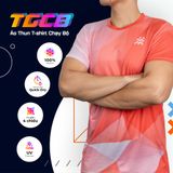  Áo Thun T-shirt Chạy Bộ Nam TGCB 100% Polyester, Thấm Hút Tốt, Nhanh Khô - Cam 