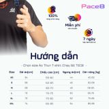  Áo Thun T-shirt Chạy Bộ Nam TGCB 100% Polyester, Thấm Hút Tốt, Nhanh Khô - Đen Họa Tiết 