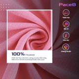  Áo Thun T-shirt Chạy Bộ Nữ TGCB 100% Polyester, Thấm Hút Tốt, Nhanh Khô - Cam 