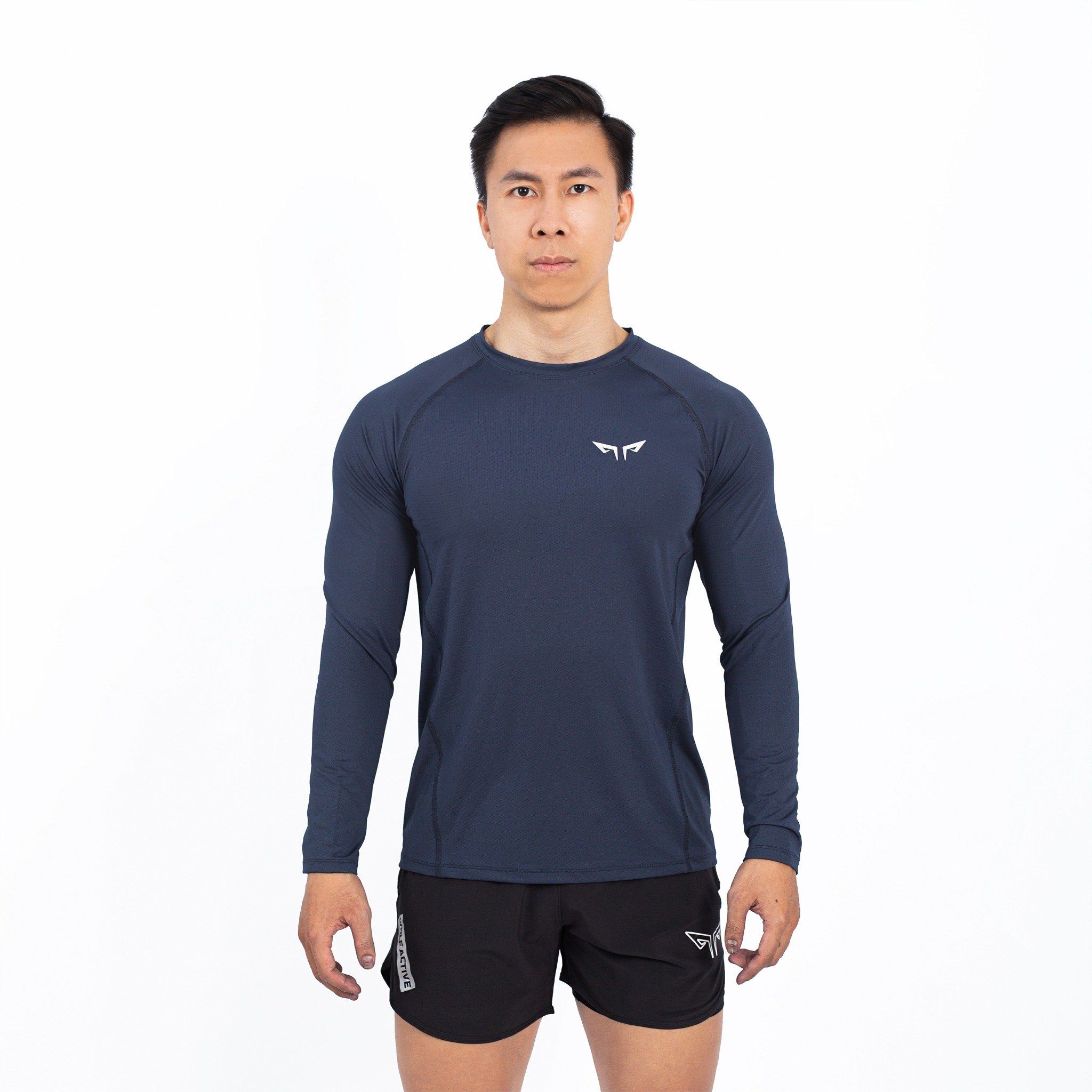  Áo Dài Tay Thể Thao Nam Wolf Active Gym Essential 203, Sức Mạnh Và Tự Tin Trong Từng Động Tác 
