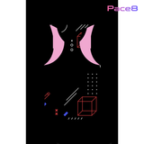  Áo Thun Singlet Chạy Bộ Nam TGCB 100% Polyester, Siêu Nhẹ, Thoáng Mát - Đen Họa Tiết 