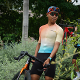  [Nam] Áo Đạp Xe Nam Motive Men Cycling Jersey - Vàng Ombre 