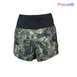  Quần Short Chạy Bộ Aspire APQ609 Đa Năng, Có Đai Belt - Xanh Rêu Họa Tiết 