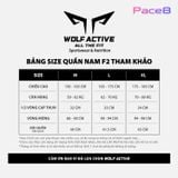  Quần Short Thể Thao Wolf Active Multi Sports02- 182, Quần Tập Gym Nam, Chất Liệu Cao Cấp, Co Giãn 4 Chiều 