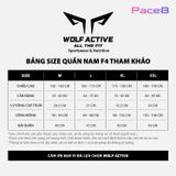  Quần Thể Thao Nam Wolf Active Multi Sports01 - 63, Chất Vải Poly 2 Da Cao Cấp Co Giãn 4 Chiều 