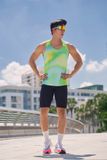  Áo Thun Thể Thao Chạy Bộ Nam MOTIVE Men Race Singlet (49g) - (Màu Xanh Lá) 