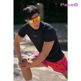  Quần Short Thể Thao Chạy Bộ Nam Đa Năng MOTIVE MEN SHORT BELT - Màu Hồng/ Cam hoạ tiết 