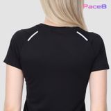  Áo Thun Thể Thao Chạy Bộ Nữ MOTIVE Women Training T-Shirt - Màu Đen 