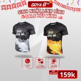  [GYSN] [NEW] Áo thun thể thao chạy bộ nam nữ NEVER GIVE UP full màu - Siêu nhẹ, thoáng mát, co giãn tốt 