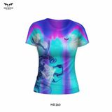  Áo Thun Chạy Bộ Nữ Wolf Active Light Fern 263, Chất Vải Wolf Active Mỏng Nhẹ, Tôn Dáng, Mát Mẻ 