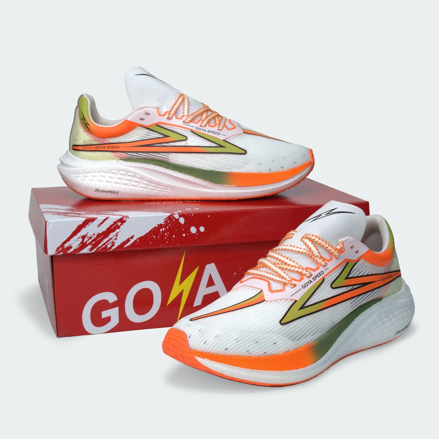  Giày Thể Thao Chạy Bộ Nam Nữ Goya Speed Năm 2025 Trắng 