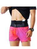  Quần Short Thể Thao Chạy Bộ Nữ Đa Năng MOTIVE WOMAN SHORT BELT - Màu Hồng/ Cam hoạ tiết 