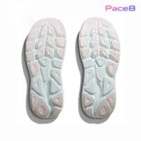  Giày Chạy Bộ Nữ Hoka Clifton 10 Wide - White/Cielo Blue 