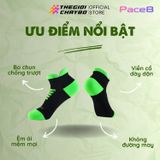  Tất/Vớ Cổ Ngắn Upper You SPM2003 Max Cushion - Đen Xanh Lá 