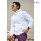  Áo Khoác Thể Thao UNISEX MOTIVE JACKET Supper Light - Màu Trắng 
