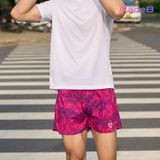  Quần Short Thể Thao Chạy Bộ Nam Đa Năng MOTIVE MEN SHORT BELT - Họa Tiết Tím Hồng 
