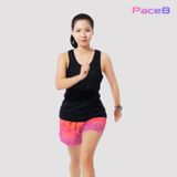  Quần Short Thể Thao Chạy Bộ Nữ Đa Năng MOTIVE WOMAN SHORT BELT - Màu Hồng/ Cam hoạ tiết 