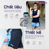  Quần Short Chạy Bộ 5 inch Aspire APQ503 - Xanh Đỏ 