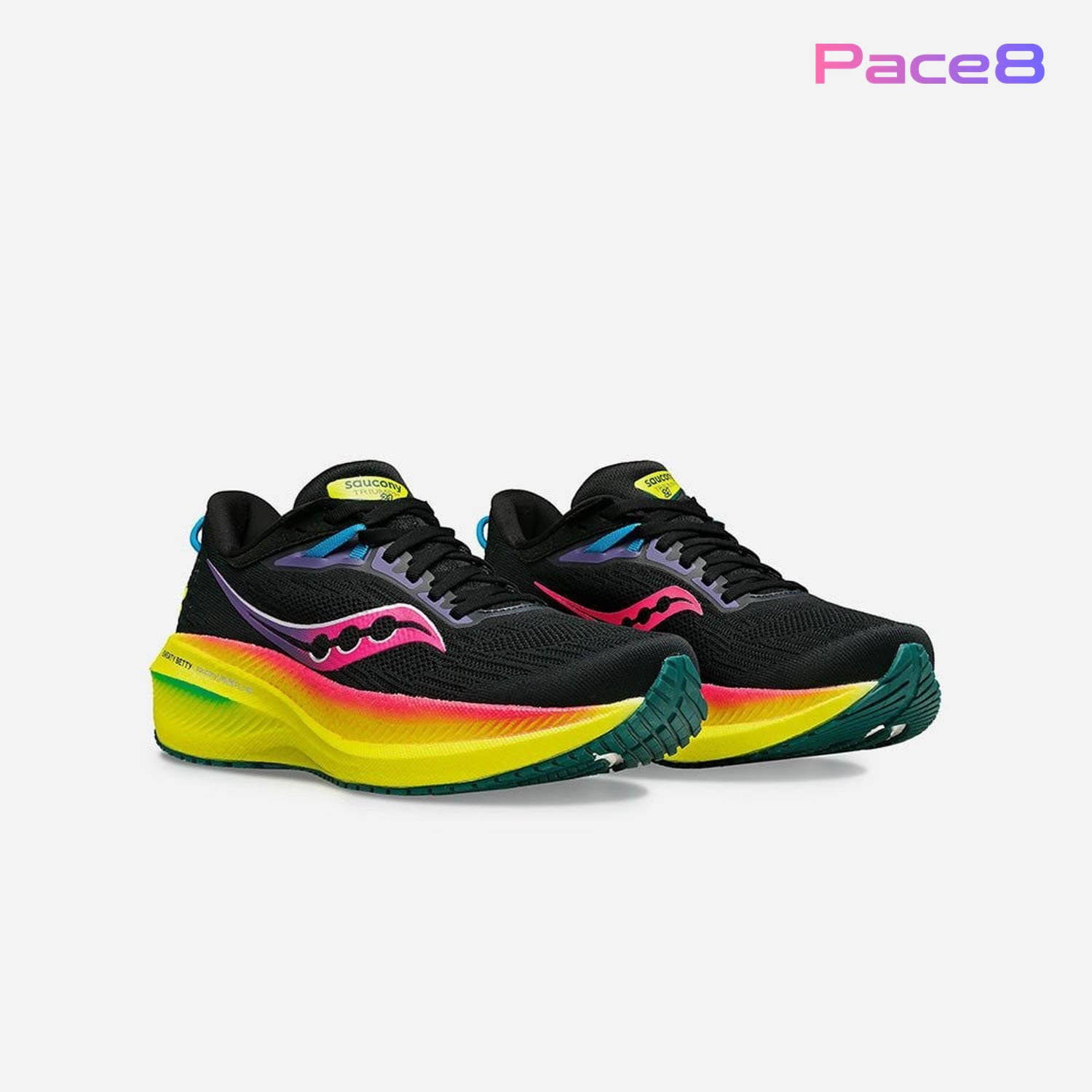 Đệm đế Saucony Triumph 21 - Black/Pink