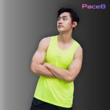  Áo Thun Thể Thao Chạy Bộ Nam MOTIVE Men Simple Color Singlet - Màu Xanh Neon 