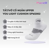  Tất/Vớ Cổ Ngắn Upper You Light Cushion SPM2002 - Trắng 
