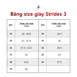  [SNGY] Giày Thể Thao Chạy Bộ Nam Nữ Goya Strides 3 Năm 2025 Đen Cam 