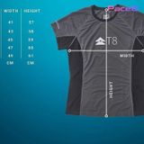  Áo Chạy Bộ Nữ T8 Iced Tee - Blue 