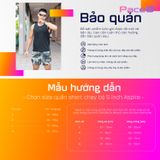  Quần Short Chạy Bộ 5 inch Aspire APQ5011 -  Rằn Ri Xanh 