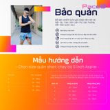  Quần Short Chạy Bộ 5 inch Aspire APQ503 - Xanh Đỏ 