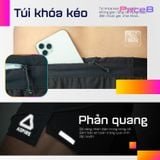  Quần Short Chạy Bộ 5 inch Aspire APQ5010 -  Rằn Ri Rêu 