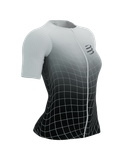  Áo Bó Tay Ngắn Compressport Tri Postural Aero - Black/White 