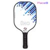  Vợt Pickleball Nuplay Uno - Blue on White 