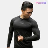  Áo Dài Tay Nam Wolf Active Powerfit V1 185, Áo Giữ Nhiệt Thể Thao, Áo Tập Gym Body Chất Vải Dày Dặn, Mềm Mịn 