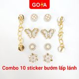  Bộ 10 Sticker Charm, Jibbitz trang trí dép GOYA 
