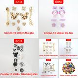  Bộ 10 Sticker Charm, Jibbitz trang trí dép GOYA 