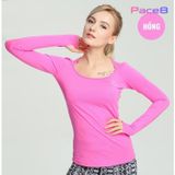  Áo Dài Tay Nữ RunTiger 3999 Hở Lưng - Màu Hồng 