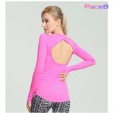  Áo Dài Tay Nữ RunTiger 3999 Hở Lưng - Màu Hồng 