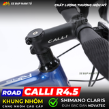  XE ĐẠP ĐUA CALLI R4.5, KHUNG NHÔM, TAY ĐỀ LẮC, GROUP SHIMANO CLARIS 2X8 
