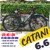  XE ĐẠP TOURING CATANI CA 6.6 - KHUNG ĐÚC NGUYÊN KHỐI, GROUP SHIMANO CLARIS, PHANH DẦU, CỐI NỔ LỚN 