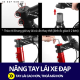  ỐNG NỐI NÂNG CAO TAY LÁI, NHÔM CAO CẤP 