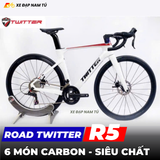  XE ĐẠP ĐUA TWITTER R5 [2025] - 6 MÓN CARBON CAO CẤP 