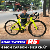  XE ĐẠP ĐUA TWITTER R5 [2025] - 6 MÓN CARBON CAO CẤP 