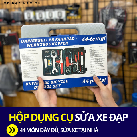  HỘP DỤNG CỤ SỬA XE ĐẠP TẠI NHÀ (44 MÓN CHUYÊN DỤNG) 