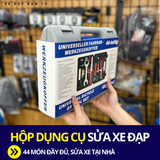  HỘP DỤNG CỤ SỬA XE ĐẠP TẠI NHÀ (44 MÓN CHUYÊN DỤNG) 