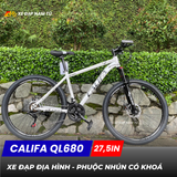  Xe đạp địa hình Califa QL 680 - Khung thép, bánh 27,5in 