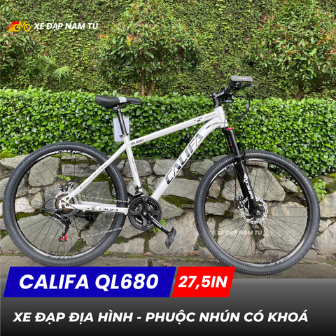  Xe đạp địa hình Califa QL 680 - Khung thép, bánh 27,5in 