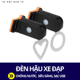  ĐÈN HẬU XE ĐẠP, ĐÈN LED SIÊU SÁNG, SẠC PIN BẰNG CÁP USB 