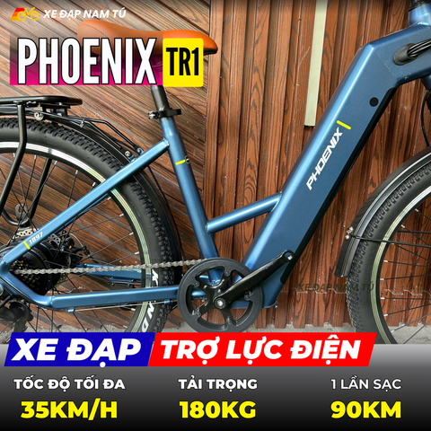  XE ĐẠP TRỢ LỰC ĐIỆN PHOENIX TR1 - PIN LITHIUM CAO CẤP 