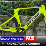  XE ĐẠP ĐUA TWITTER R5 [2025] - 6 MÓN CARBON CAO CẤP 