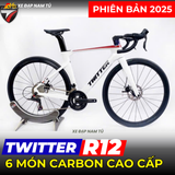  Xe đạp đua Twitter R12 [BẢN 2025] 6 MÓN CARBON CAO CẤP 